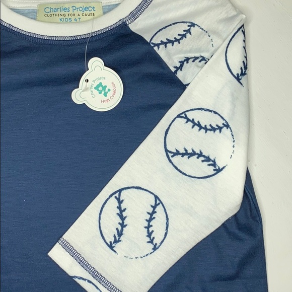 Charlie’s Project Baseball 3/4 Length T-Shirt - Picture 3 of 3